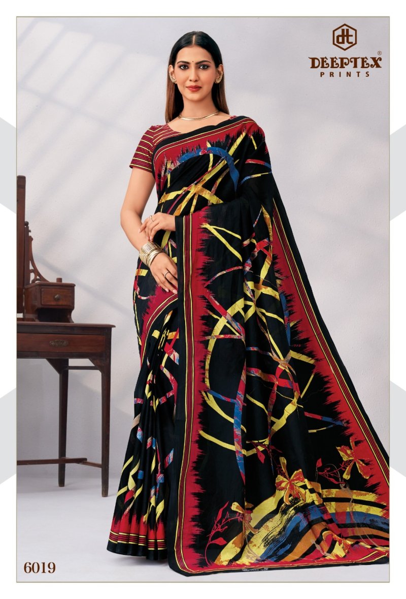 Mother India Vol 60 By Deeptex Cotton Printed Saree